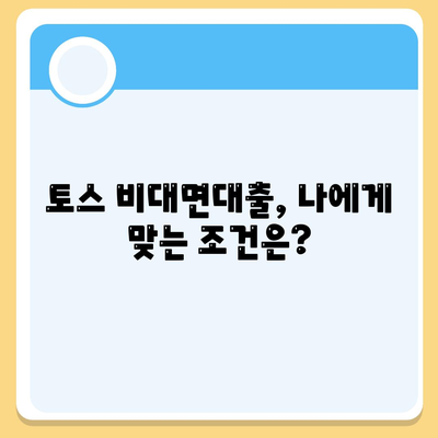 토스 비대면대출