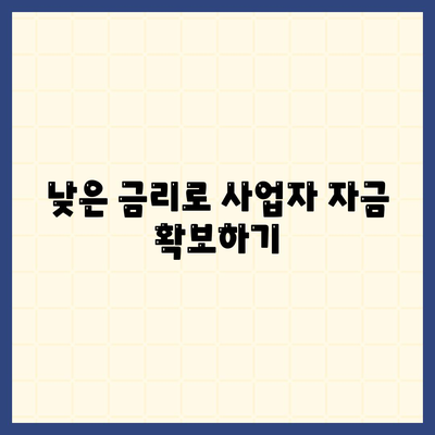 사업자 비대면대출