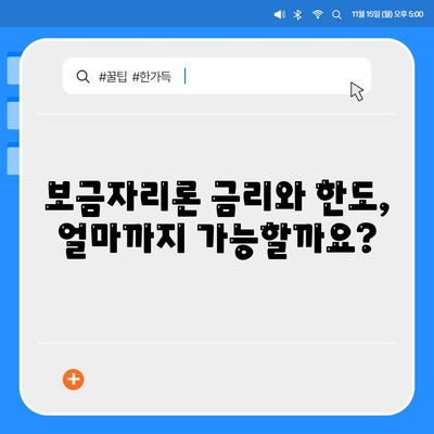 보금자리론 대출 자격 · 나이 · 금리 · 한도 · 소득