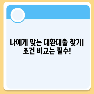 채무통합 대환대출 이용 가이드