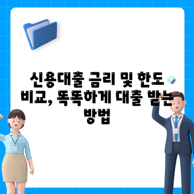 개인 신용대출 금리 및 한도 비교, 맞춤대출로 해결