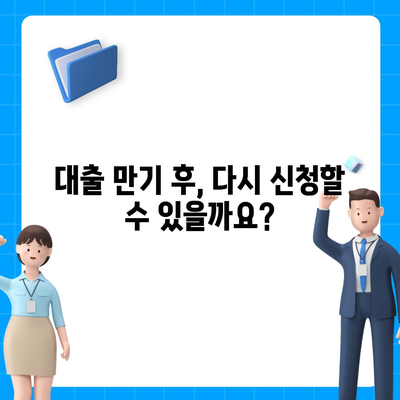 정부 지원 서민금융 대출, 중복 사용과 재신청 가능성