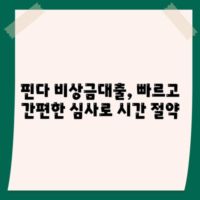 "다른 데 거절됐는데 핀다는 진짜 되네요" 핀다 비상금대출 후기