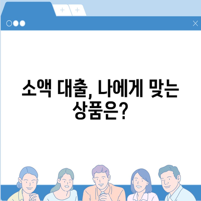 소액 대출에 대해 알아보기