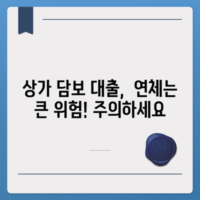 상가 담보 대출 반드시 알아야 할 주의 사항