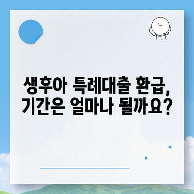 생후아 특례대출 환급 자격