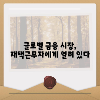 국경 없는 자금 조달,재택근무자를 위한 금융 혁명