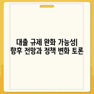 대출 규제