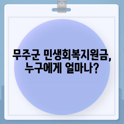 전라북도 무주군 무주읍 민생회복지원금 | 신청 | 신청방법 | 대상 | 지급일 | 사용처 | 전국민 | 이재명 | 2024