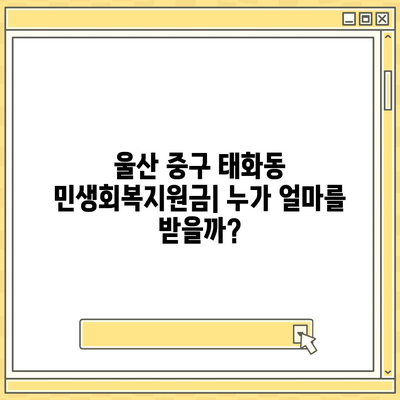 울산시 중구 태화동 민생회복지원금 | 신청 | 신청방법 | 대상 | 지급일 | 사용처 | 전국민 | 이재명 | 2024