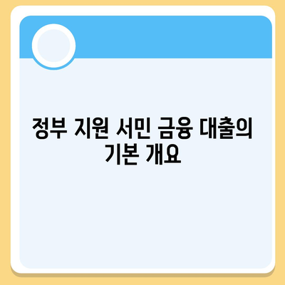 정부 지원 서민 금융 대출과 햇살론 중복 사용 가능성 확인하기