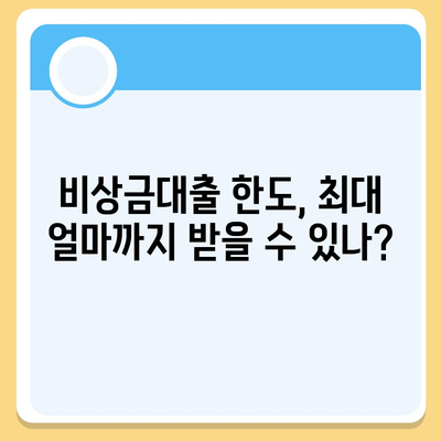 카카오뱅크 비상금대출,조건, 한도, 이자, 상환 안내