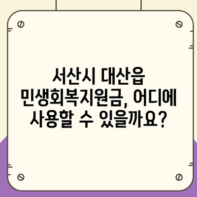 충청남도 서산시 대산읍 민생회복지원금 | 신청 | 신청방법 | 대상 | 지급일 | 사용처 | 전국민 | 이재명 | 2024