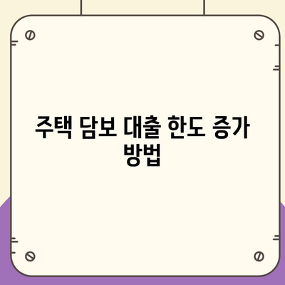 추가 주택 담보 대출 한도, 금리 비교