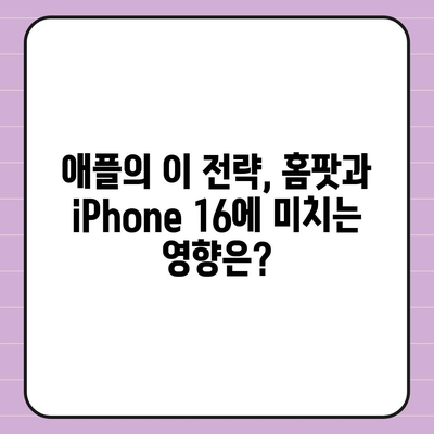 홈팟과 iPhone 16, 가을에 공개될까?