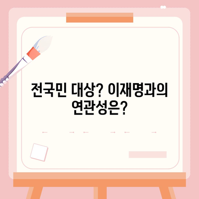 전라남도 무안군 청계면 민생회복지원금 | 신청 | 신청방법 | 대상 | 지급일 | 사용처 | 전국민 | 이재명 | 2024