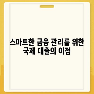 디지털 노마드를 위한 스마트한 금융 결정,국제 대출 활용