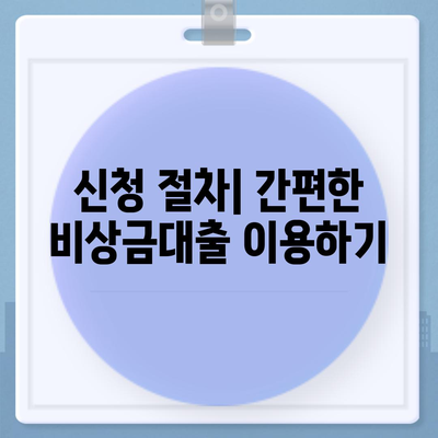 카카오뱅크 비상금대출 조건