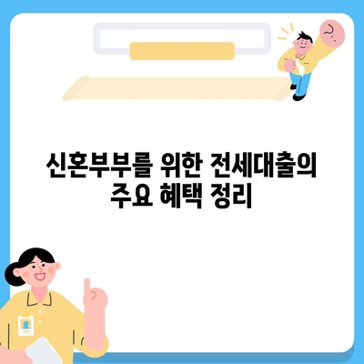 신혼부부를 위한 전세대출,조건, 한도, 혜택 소개