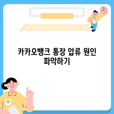 카카오뱅크 통장 압류 해지 단순한 과정