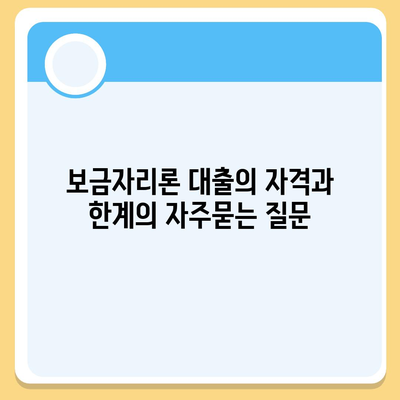 보금자리론 대출의 자격과 한계