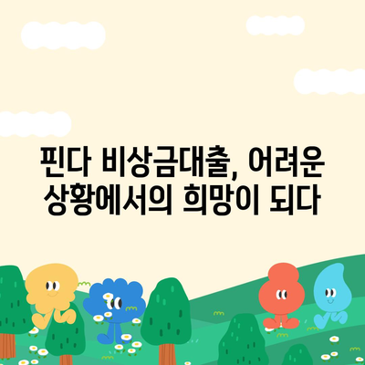 핀다 비상금대출 후기 다른 데 거절받았는데 진짜로 됐어요