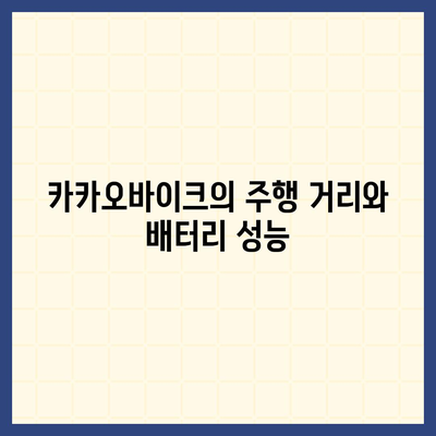 카카오바이크 전기 자전거 이용 후기