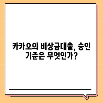 카카오 pc버전 비상금대출