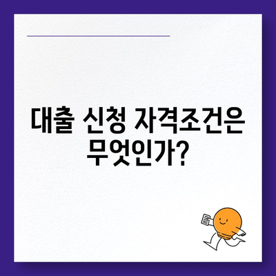 카카오뱅크 비상금 대출 신청법 전수