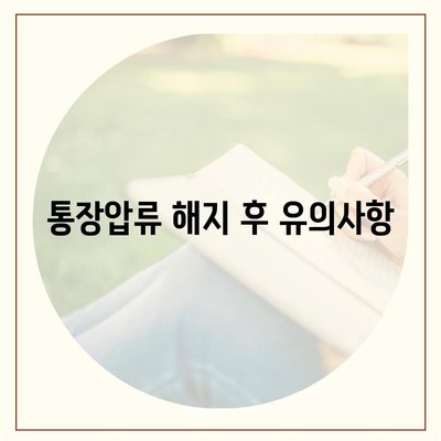 카카오뱅크 통장압류 해지 가이드 | 단 하나의 방법만 소개